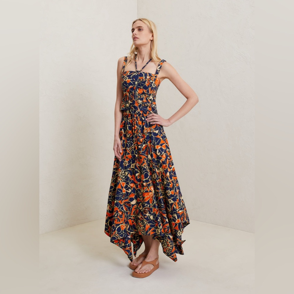 ALC Luzia Printed Crop Top and Midi Skirt